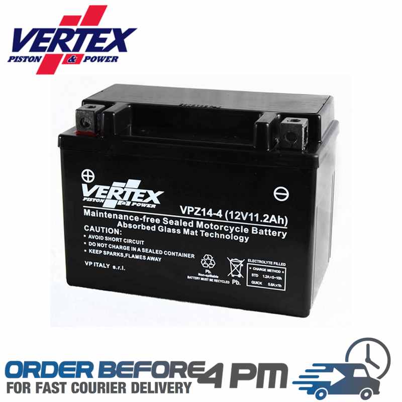 vertex pistons replacement agm motorcycle battery YTZ14-S CTZ14-S YTZ14S-BS CTZ14S-BS 2D1-82100-00 31500MCR ETZ14-S FTZ14-BS GTZ14S-BS YUAM72Z14 ETZ14-BS YTZ14S Motorcycle Spares UK