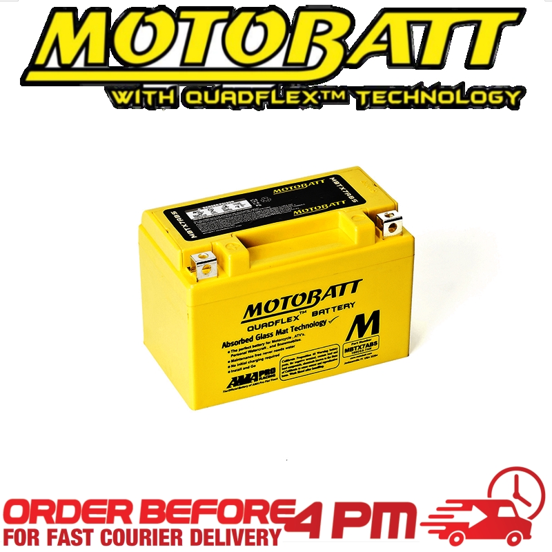 Motobatt AGM GEL Battery MBTX7ABS Fully Sealed CTX7ABS Adly 813079