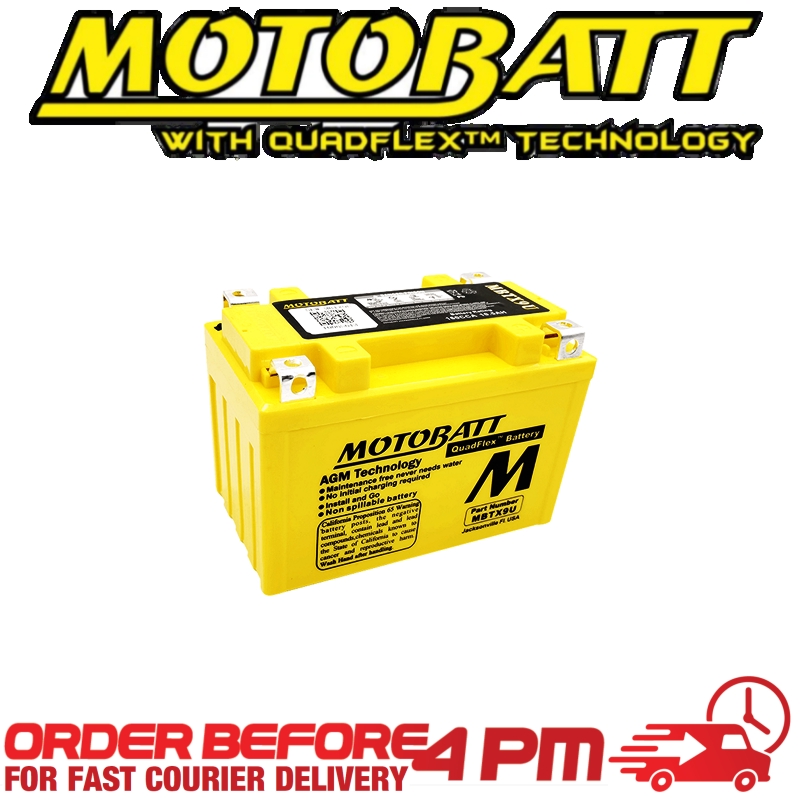 Motobatt AGM GEL Battery MBTX9U Fully Sealed CTX9-BS CT12ABS CTZ12S CTZ14S